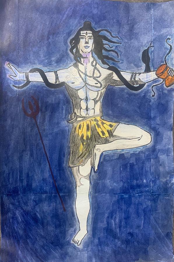 Black Lord Shiva Pencil Sketch, Size: A4 at Rs 100/paper in Kota | ID:  25677158562