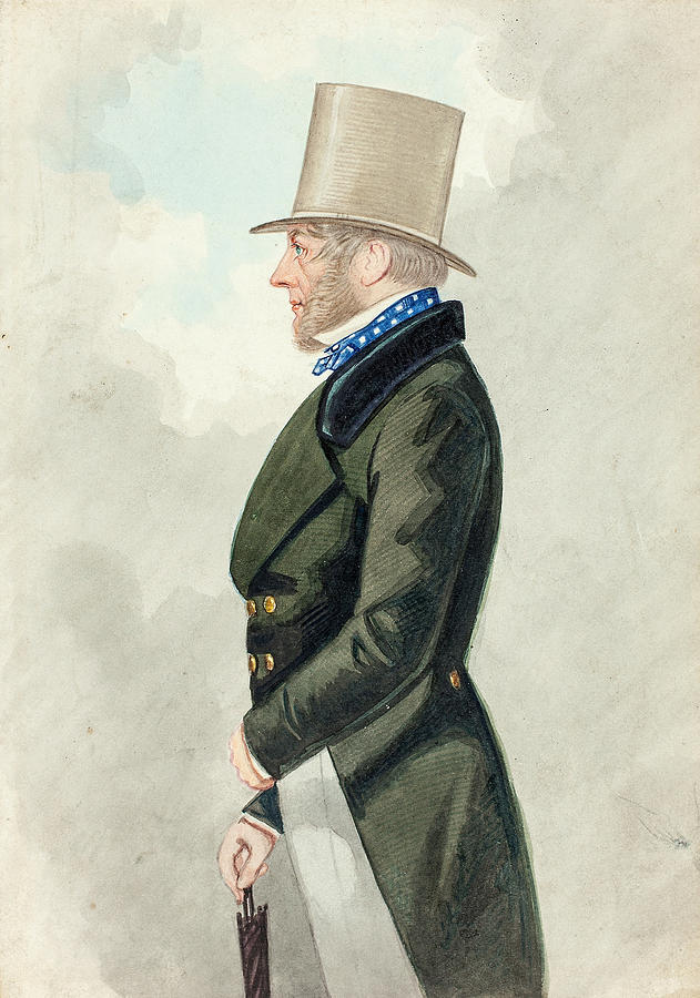 Lord William Pawlett Drawing by Richard Dighton