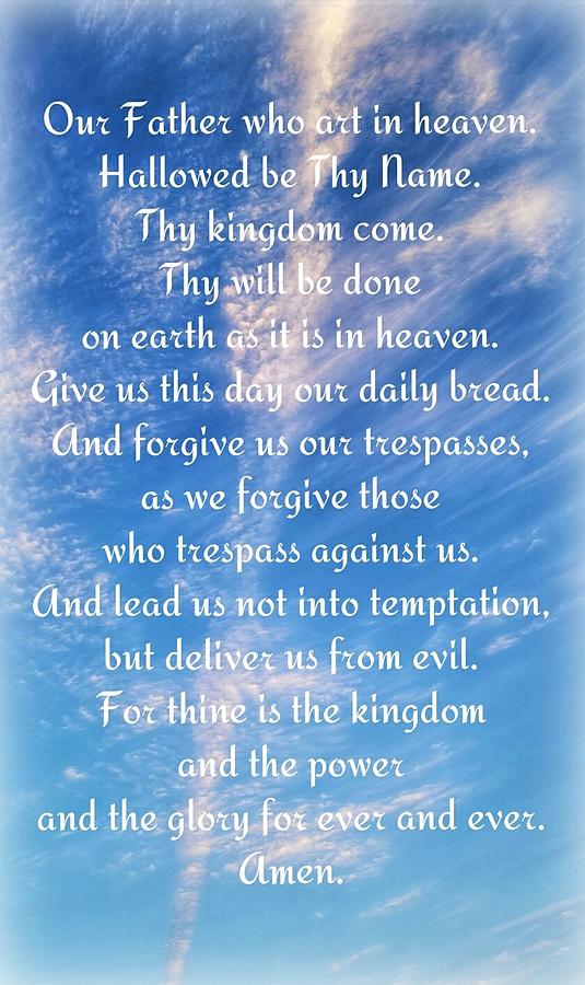 Lords Prayer B Photograph by Deanna Culver | Pixels