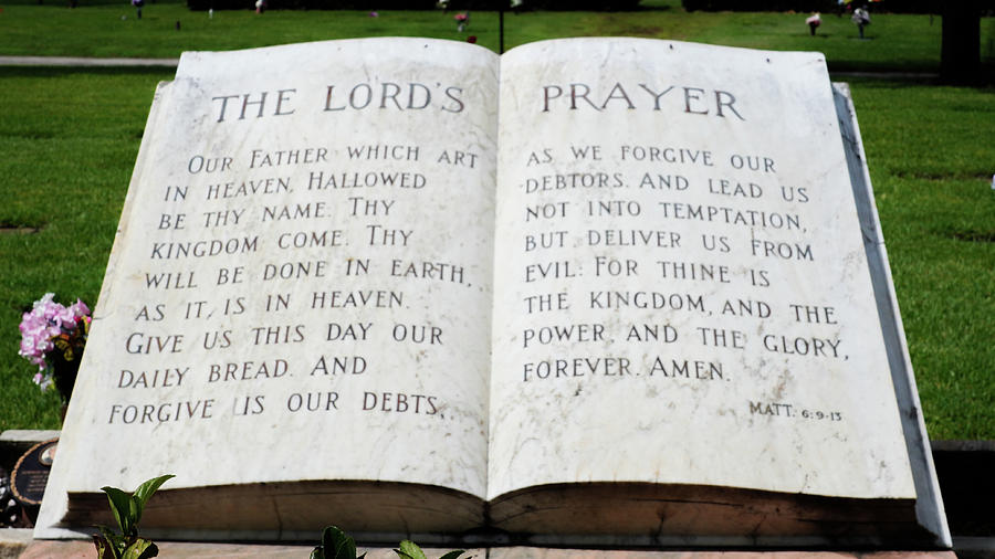Lords Prayer Photograph by Dennis Dugan