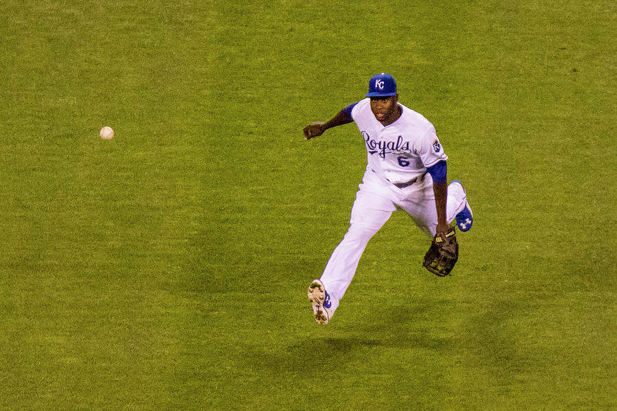 Lorenzo Cain and Joey Gallo Photograph by Kyle Rivas