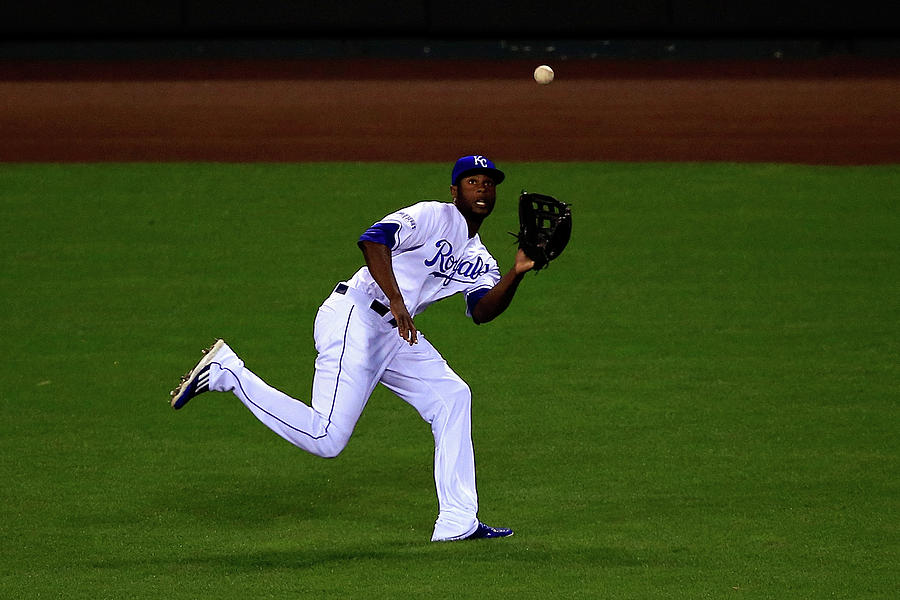 Lorenzo Cain Photograph by Jamie Squire