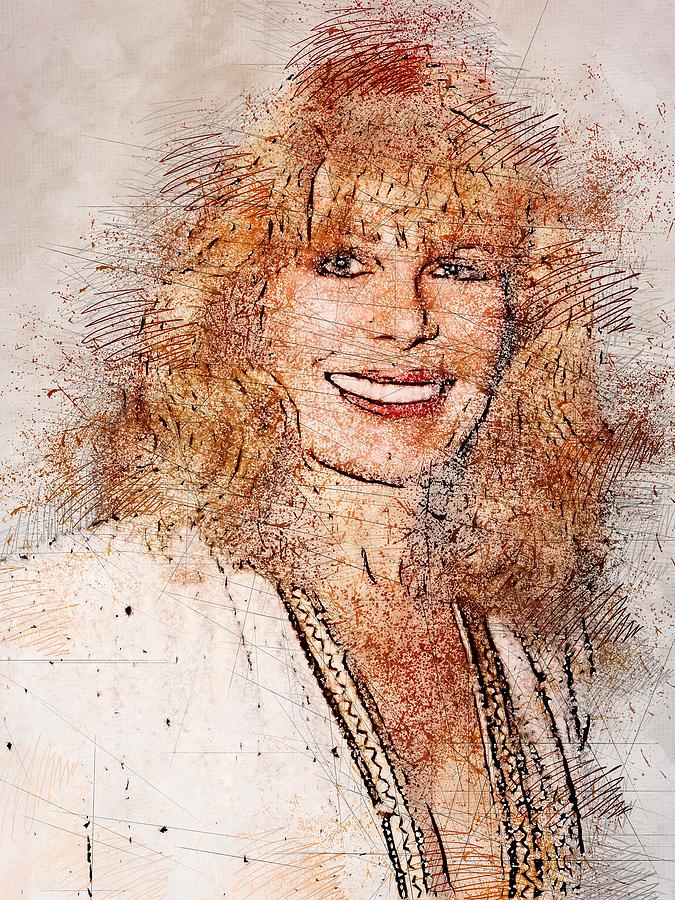 Loretta Swit Digital Art by Streich Roslyn | Fine Art America