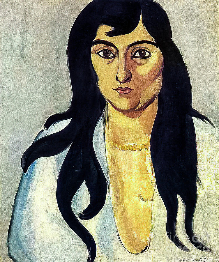 Lorette With Long Locks By Henri Matisse 1916 Painting