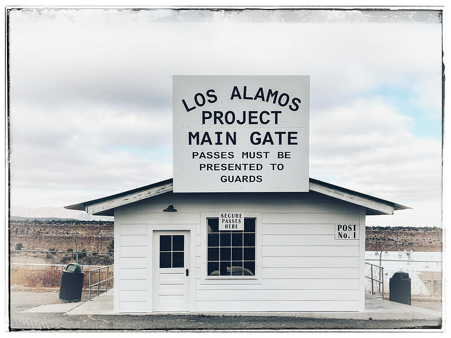 Los Alamos Project Main Gate Photograph by Stephen Stookey - Fine Art ...