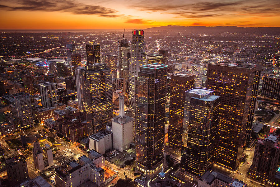 Los Angeles Aerial View Photograph by Franckreporter