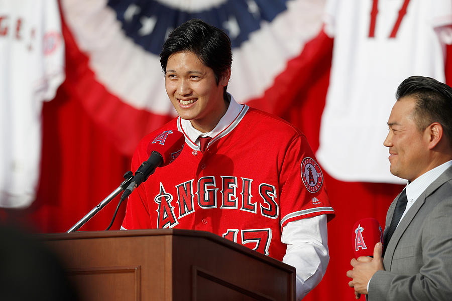 Los Angeles Angels of Anaheim Introduce Shohei Ohtani Photograph by Josh Lefkowitz