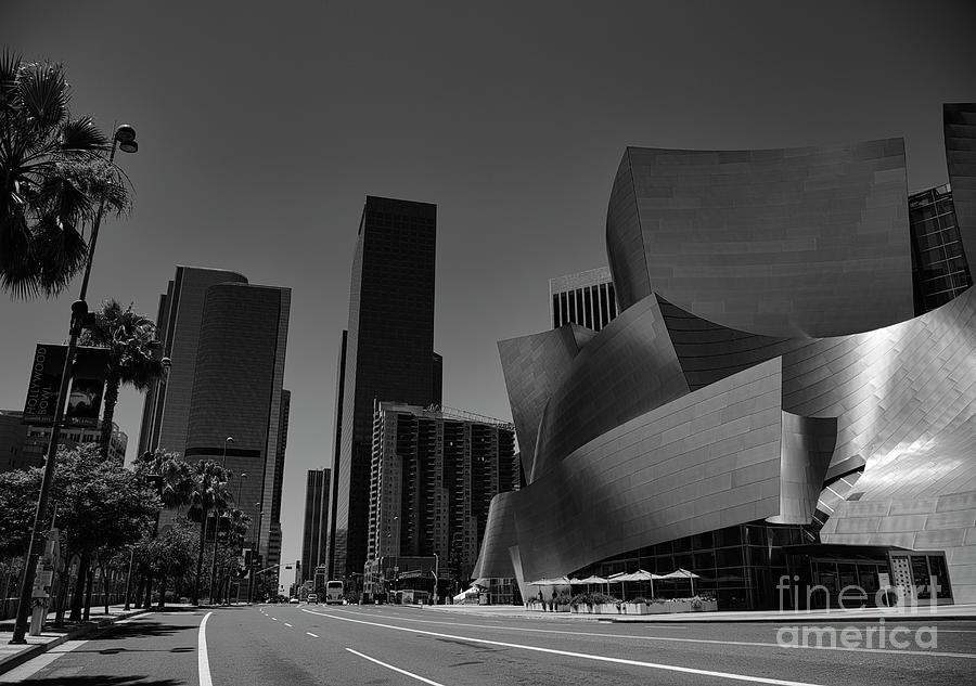 Los Angeles Architecture Frank Gehry  Photograph by Chuck Kuhn