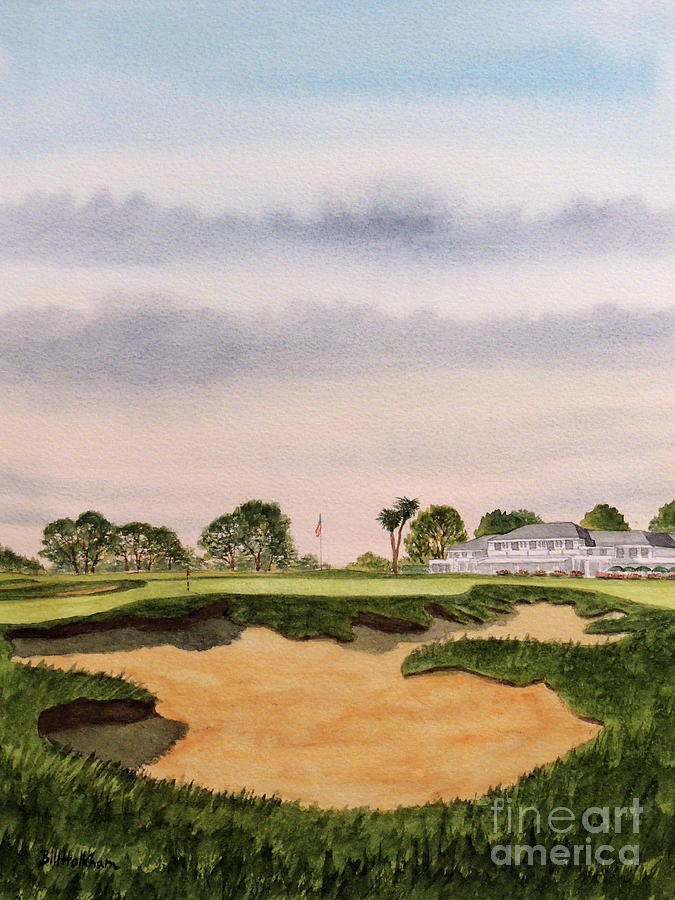 Los Angeles Country Club North Course Painting by Bill Holkham