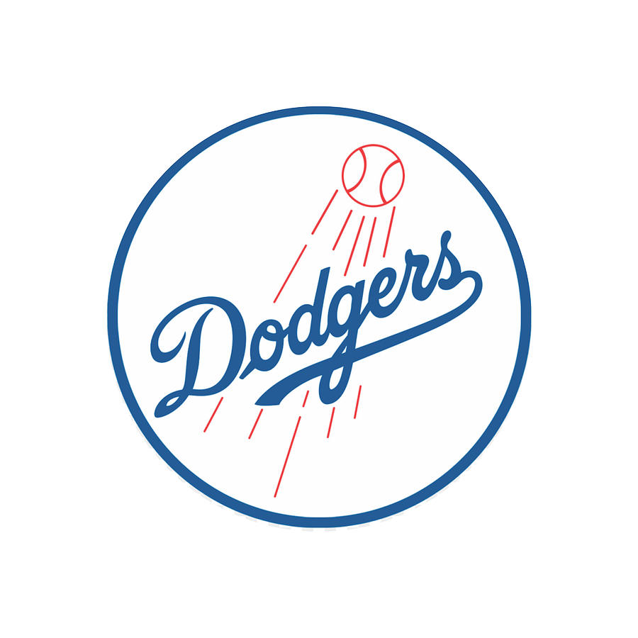 Los Angeles Dodgers Drawing by Paul Dabs Fine Art America