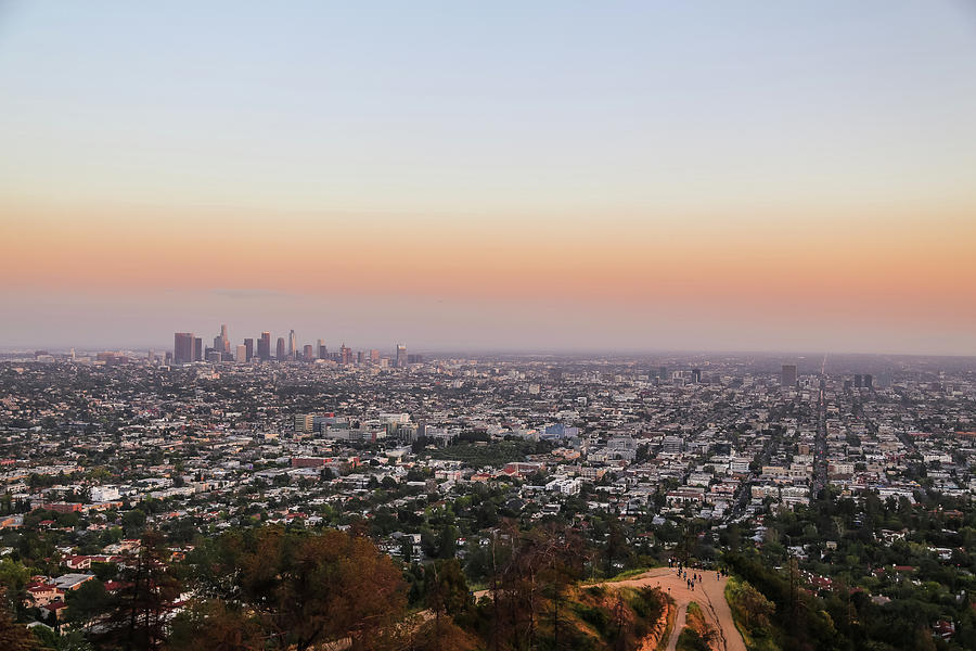 Los Angeles from Griffith Park Photograph by Alberto Zanoni