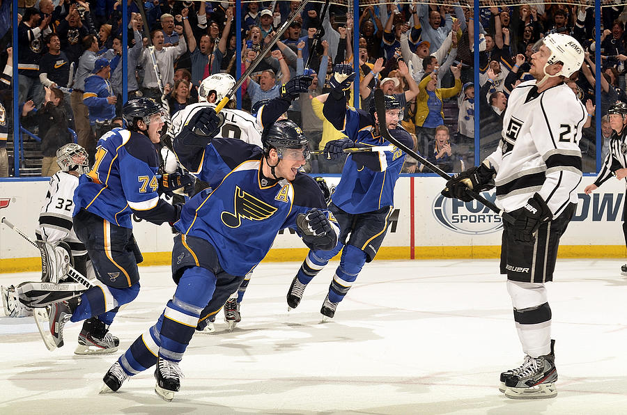 Los Angeles Kings v St. Louis Blues - Game Five Photograph by Mark Buckner