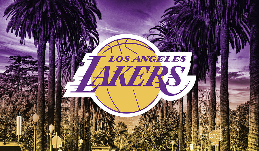 Los Angeles Lakers Nba Basketball Digital Art By Sportspop Art - Fine 