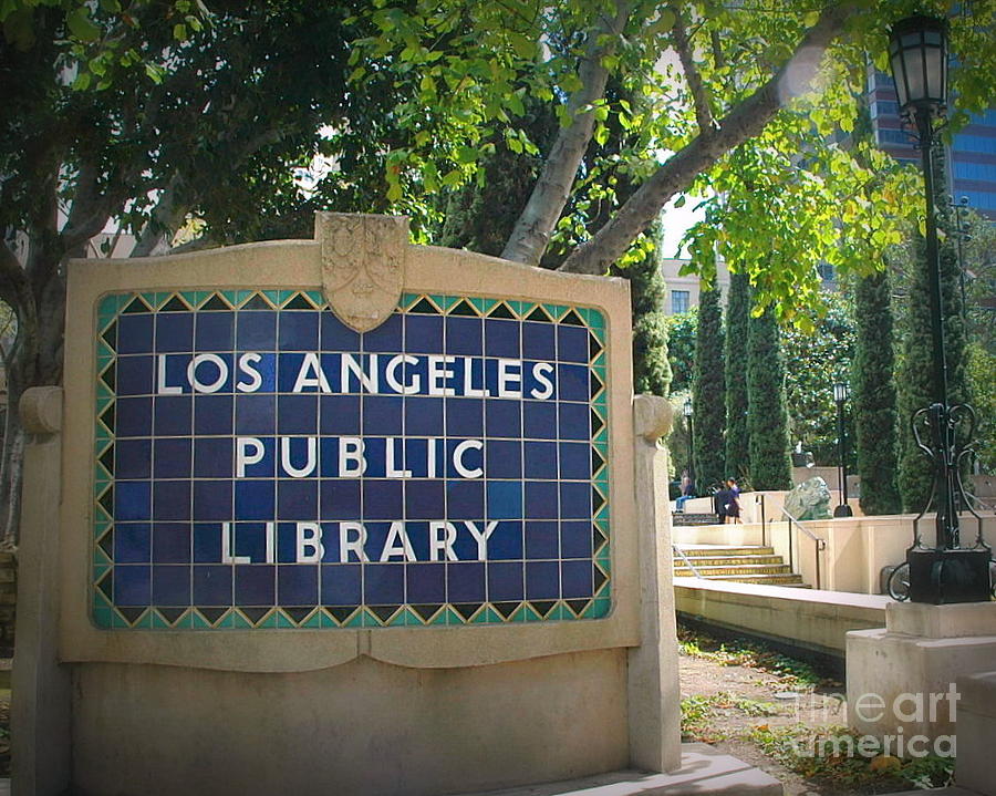 Los Angeles Public Library Photograph by Tru Waters