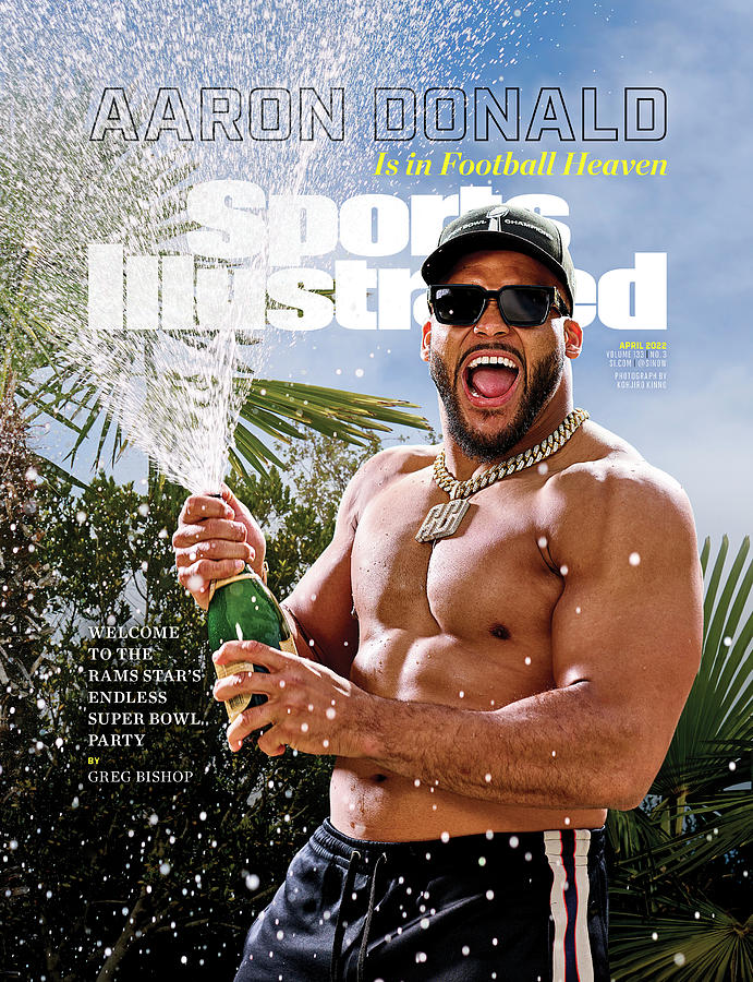 Los Angeles Rams Aaron Donald Cover Photograph by Sports Illustrated