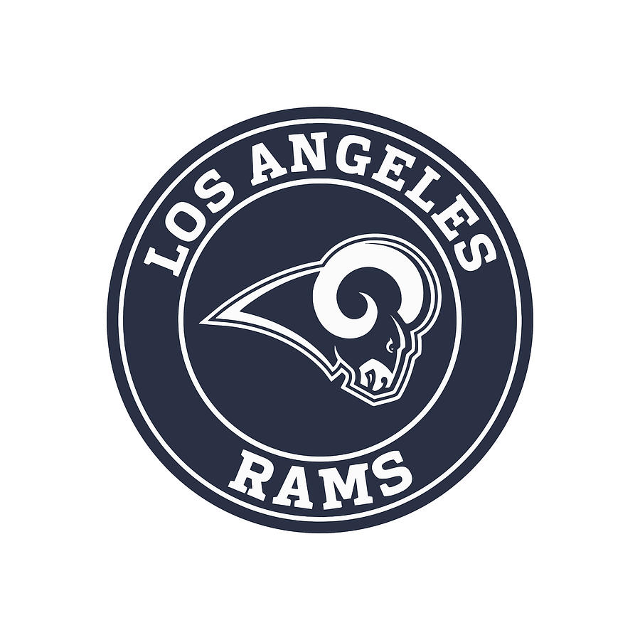 Los Angeles Rams Drawing by Charles Simonson - Pixels