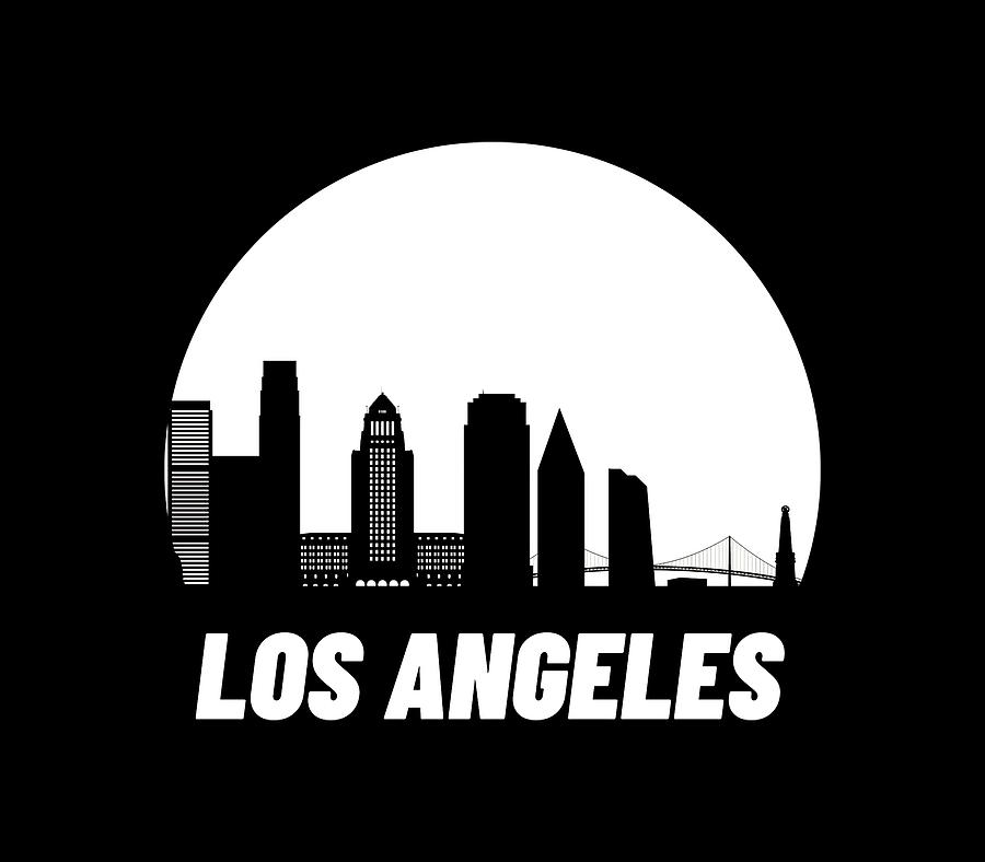 Los Angeles Lakers Digital Art - Los Angeles Skyline Capturing the Stunning Views by Lotus Leafal
