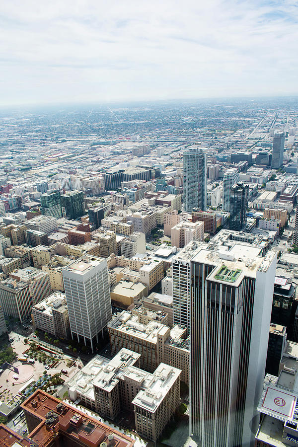 Los Angeles Skyline Portrait Photograph by Kyle Hanson