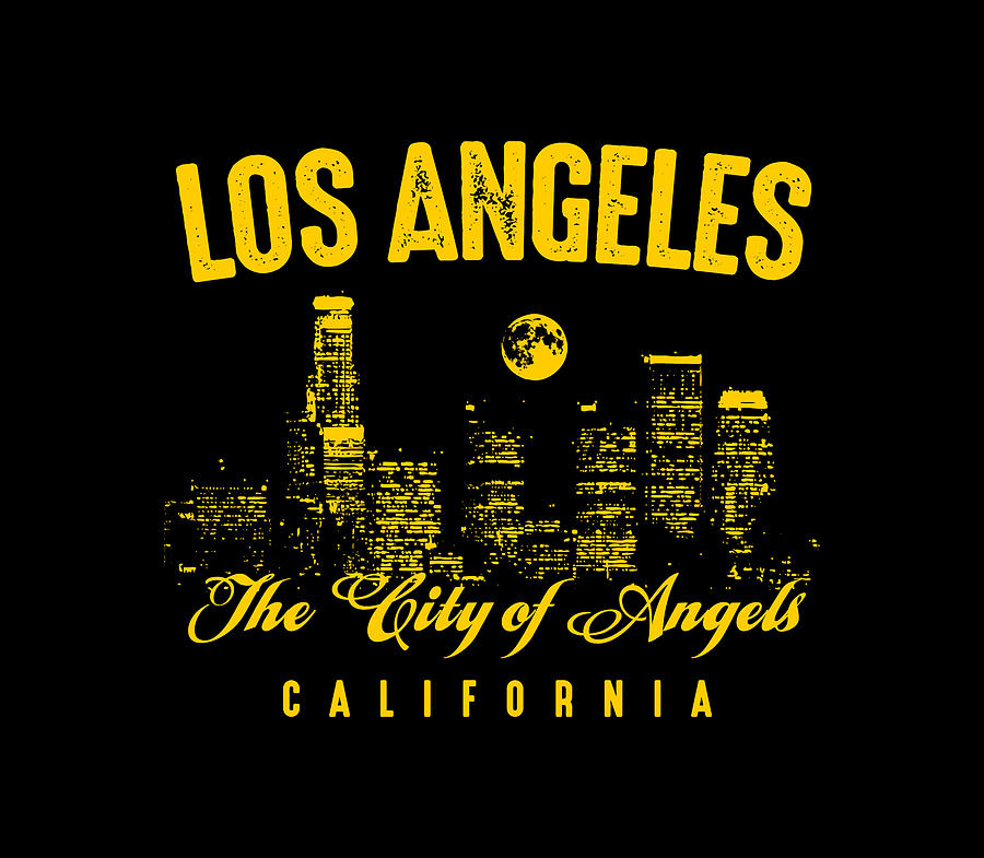 Los Angeles Lakers Digital Art - Los Angeles The City Of Angels by Lotus Leafal
