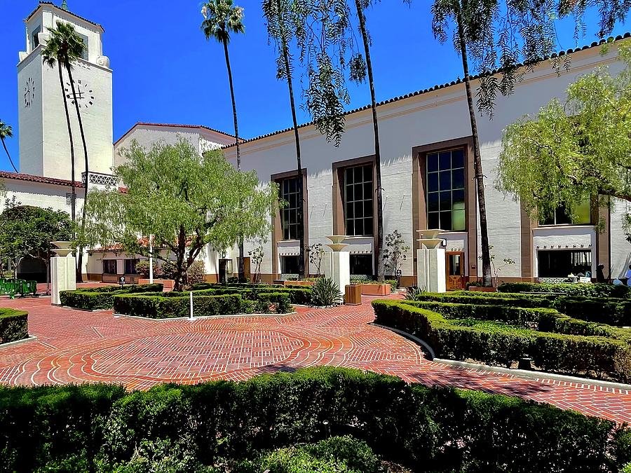 Los Angeles Union Station Courtyard Photograph