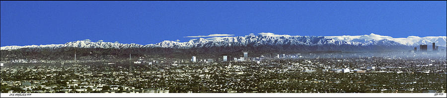 Los Angeles Winter 1997 Photograph by Joe Palermo