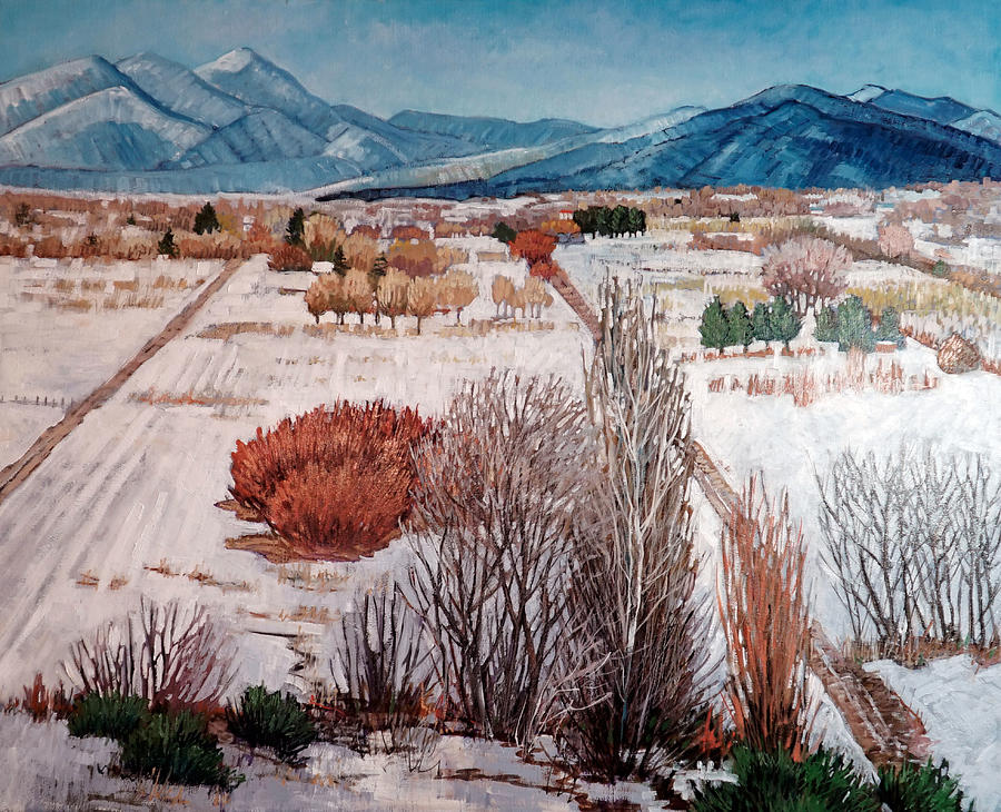 Los Campos del Llano Painting by Donna Clair