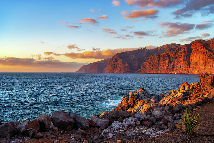 Los Gigantes Cliffs on Atlantic Ocean in Tenerife Photograph by Artur Bogacki