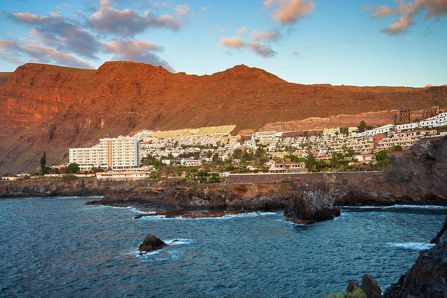 Los Gigantes Town and Cliffs in Tenerife Photograph by Artur Bogacki ...