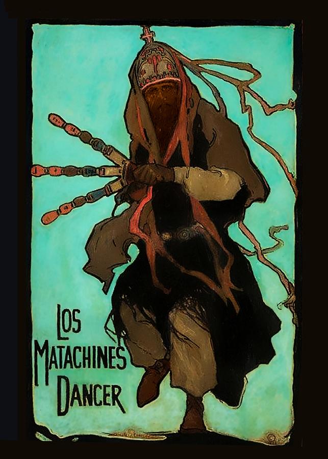 Los Matachines Western Art by Gerald Cassidy Digital Art by Gerald Cassidy