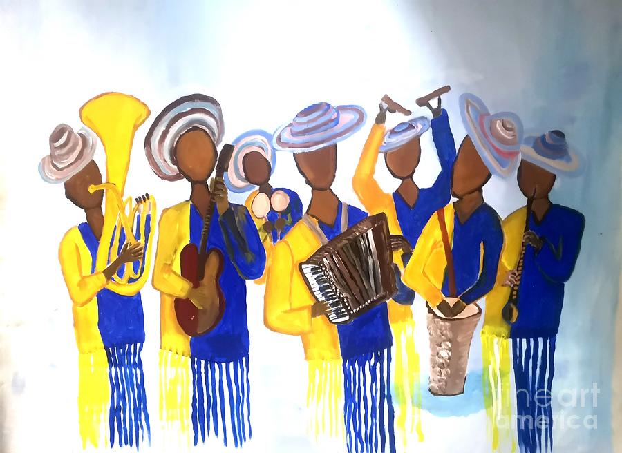 Los Muchachos de Cumbia Painting by Jennylynd James