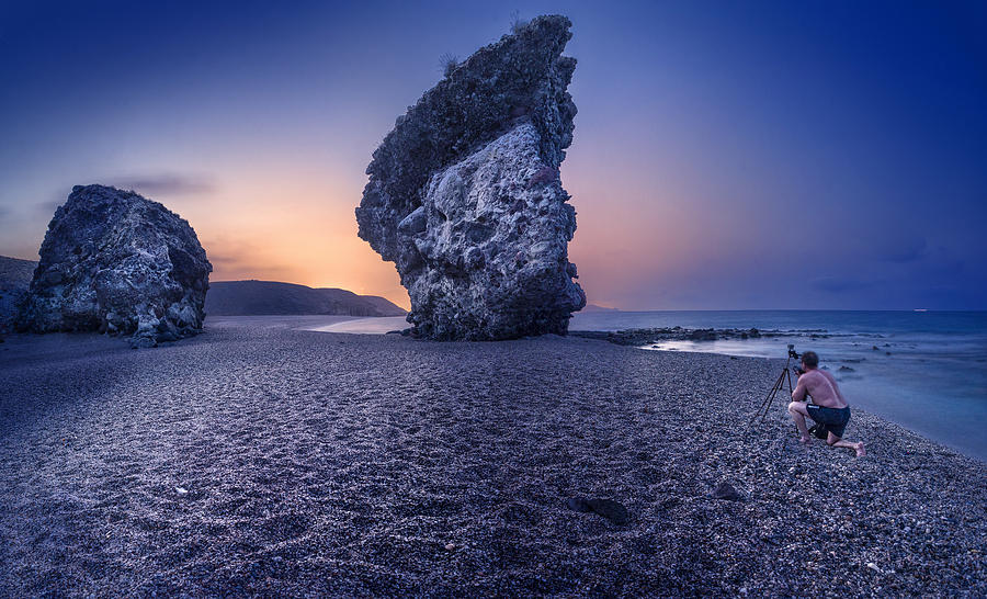 Los Muertos beach in Cabo de Gata Natural Park Photograph by Domingo Leiva