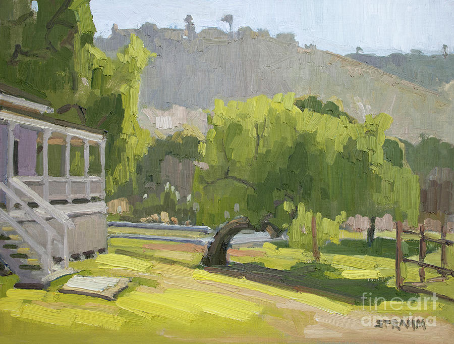 Los Penasquitos Canyon Ranch - San Diego, California Painting by Paul Strahm
