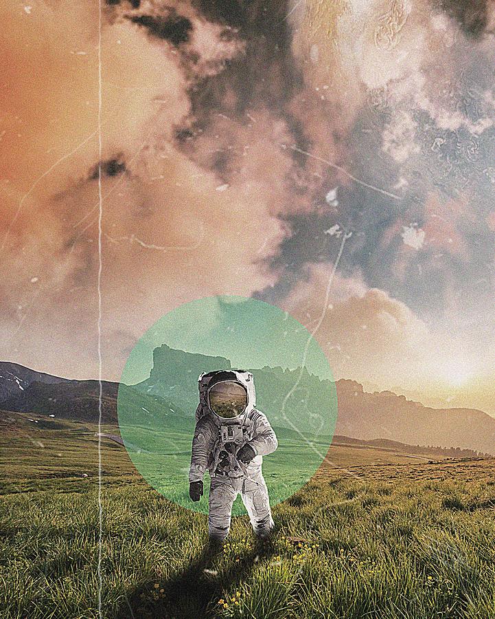 Lost Astronaut Digital Art by Epoch Collage - Fine Art America