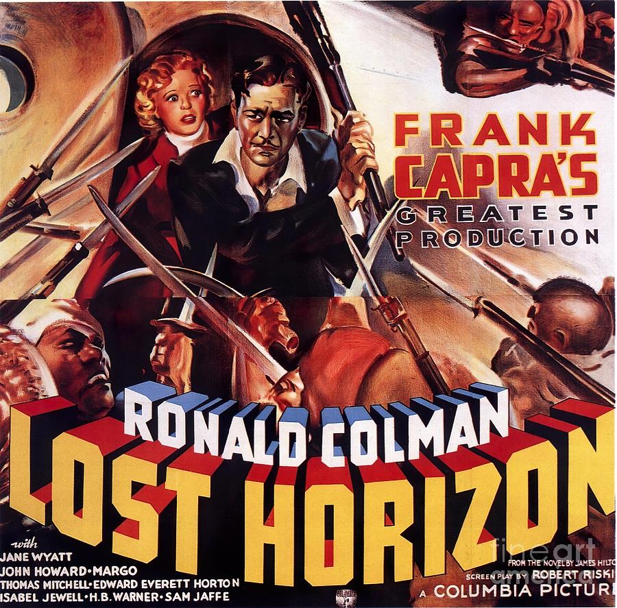 Lost Horizon, 1937, starring Ronald Colman Mixed Media by Movie World Posters