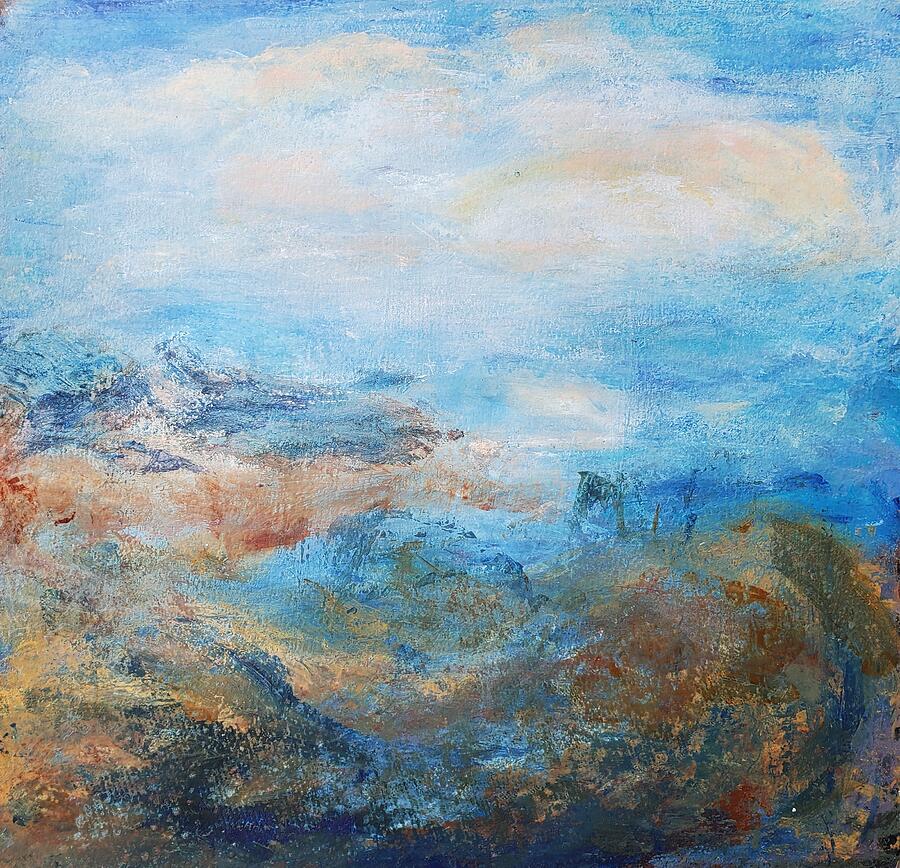 Lost Horizons Painting by Audrey Ledgerwood Lost Horizons Painting by Audrey Ledgerwood