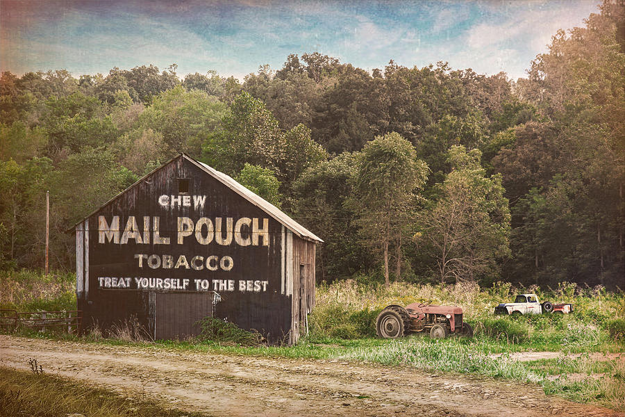 Architecture Photograph - Lost in Ohio - Mailpouch Barn by Tom Mc Nemar