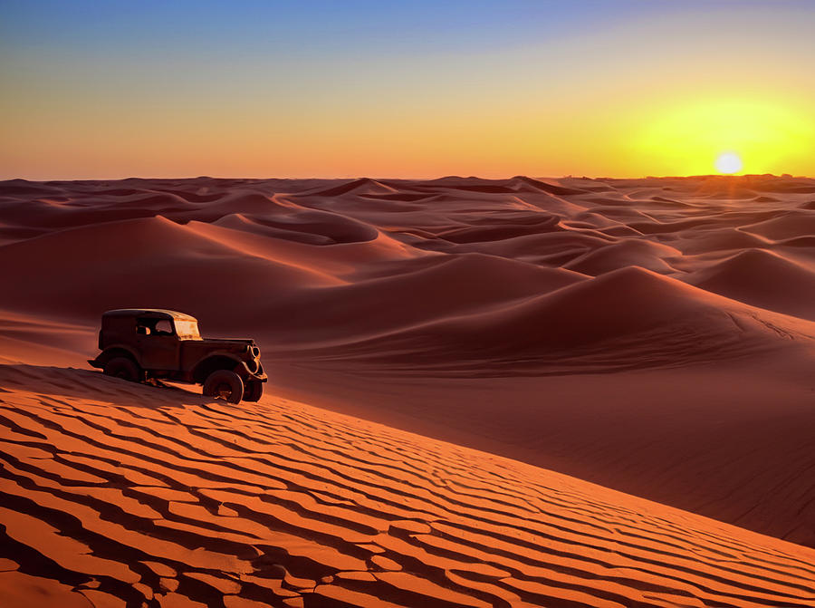 Lost in the Desert Photograph by Anthony M Davis
