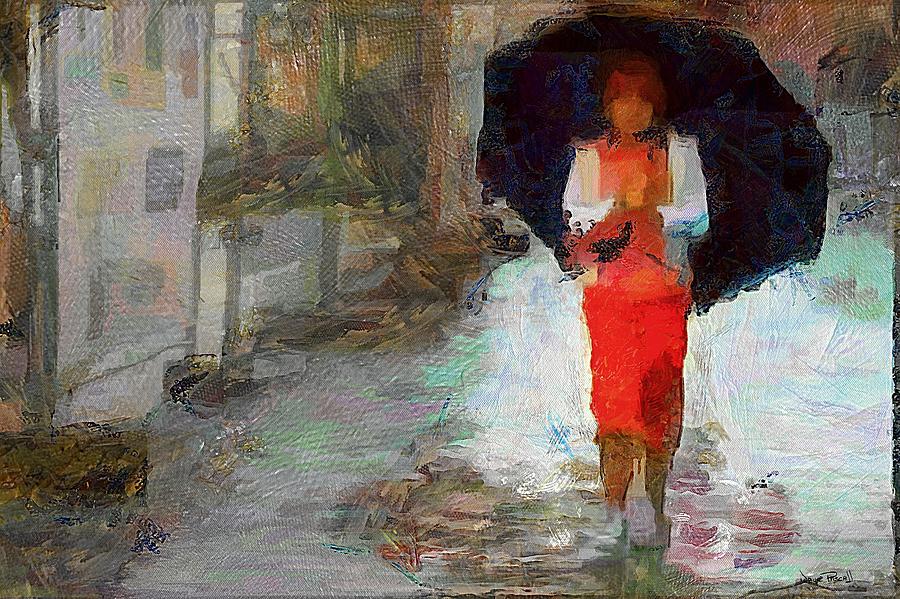 Lost in The Rain Painting by Wayne Pascall
