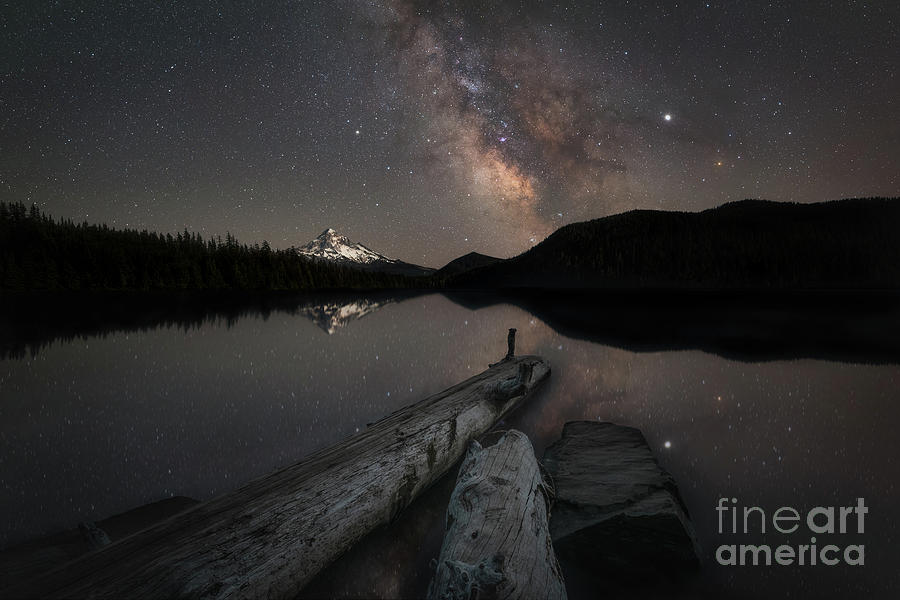 Milky Way Galaxy Photograph - Lost Lake Reflections by Michael Ver Sprill Milky Way Galaxy Photograph - Lost Lake Reflections by Michael Ver Sprill