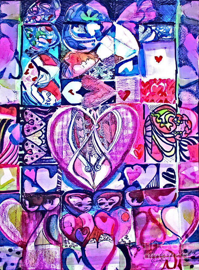 Lost My Heart Painting by Mindy Newman