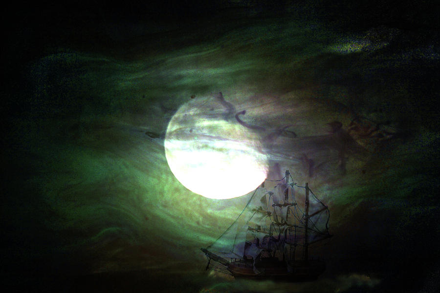 Lost Ship Digital Art by Andrea Lawrence
