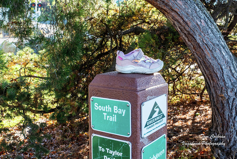 Lost Shoe by South Bay Trail Photograph by Tom Cochran