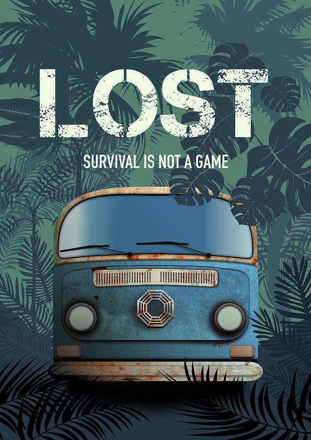 Movie Poster Digital Art - Lost TV Series Poster by Movie Poster Boy