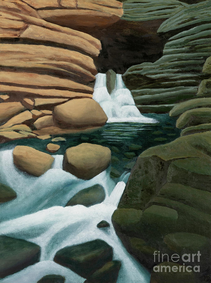 Lost Valley Natural Bridge Painting by Garry McMichael