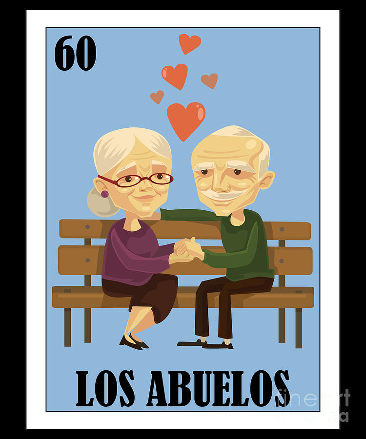 Loteria Mexicana Abuelos Mexican Loteria Art Regalo Para Abuelos Digital Art By Hispanic 