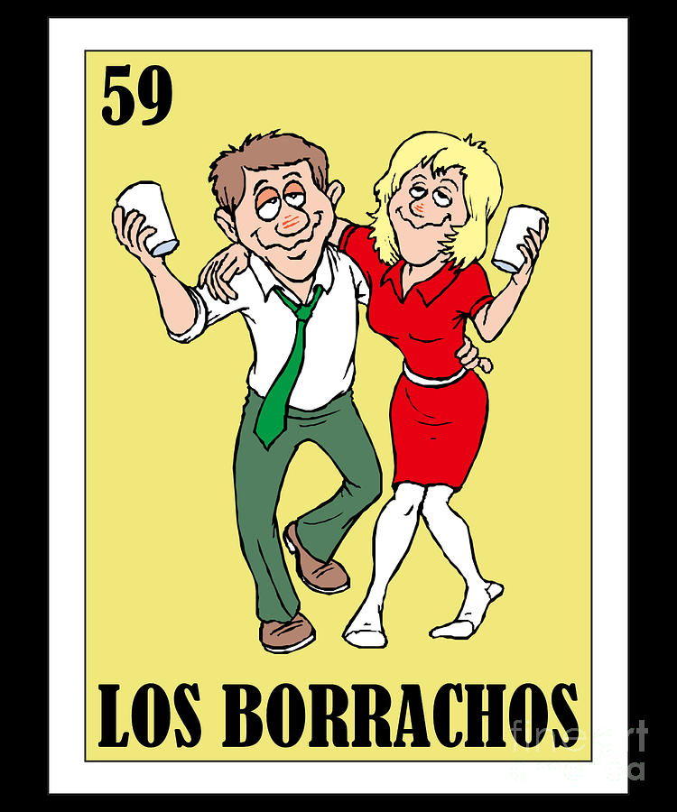 Loteria Mexicana - Los Borrachos Loteria Mexicana Design - Los 