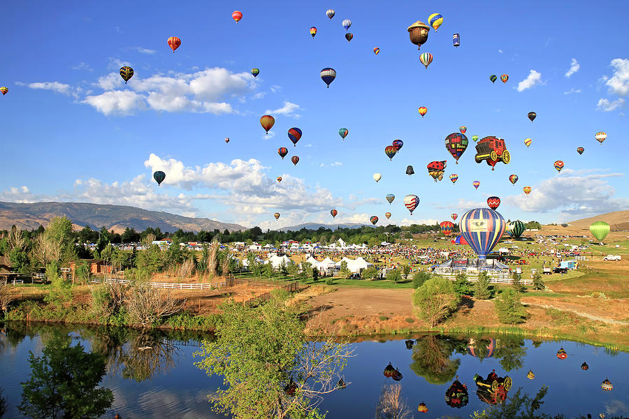 Lots of Hot Air Photograph by Donna Kennedy