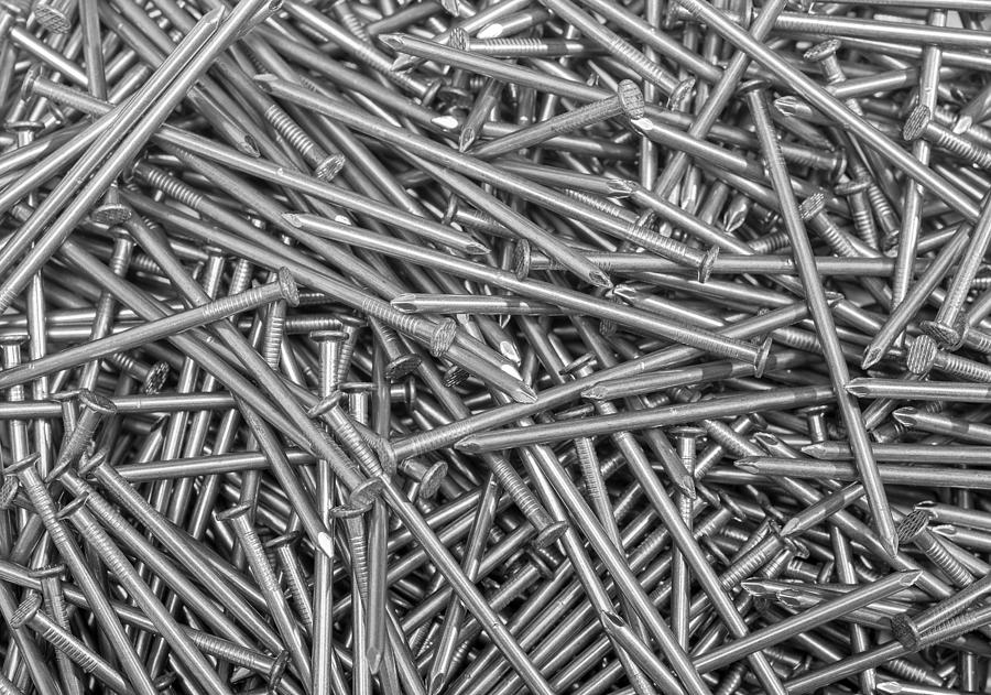 Lots Of Nails Photograph by Prill