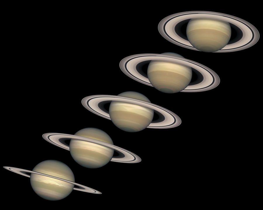 Lots of Saturns Photograph by Jean Noren