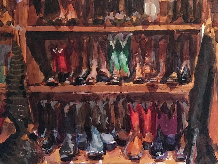 Lotta Boots At Leddys Painting